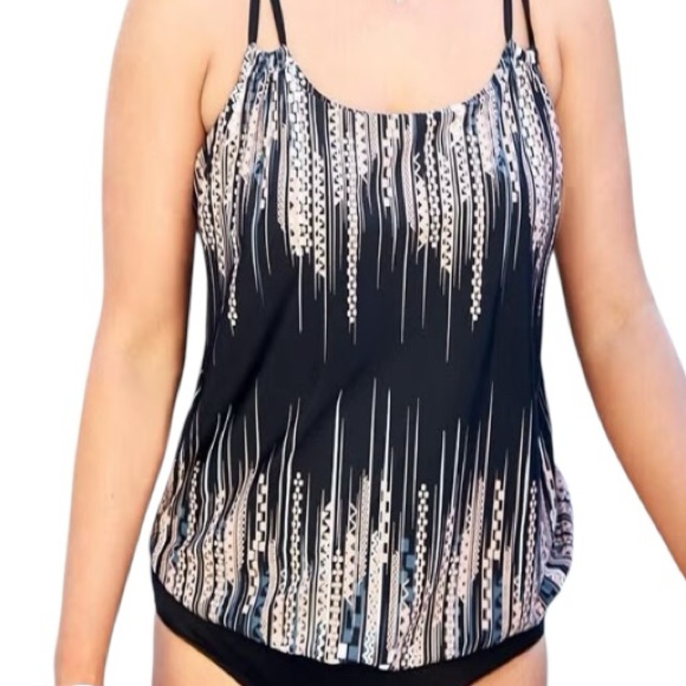 Swimsuit For All Loop Blouson Swimsuit